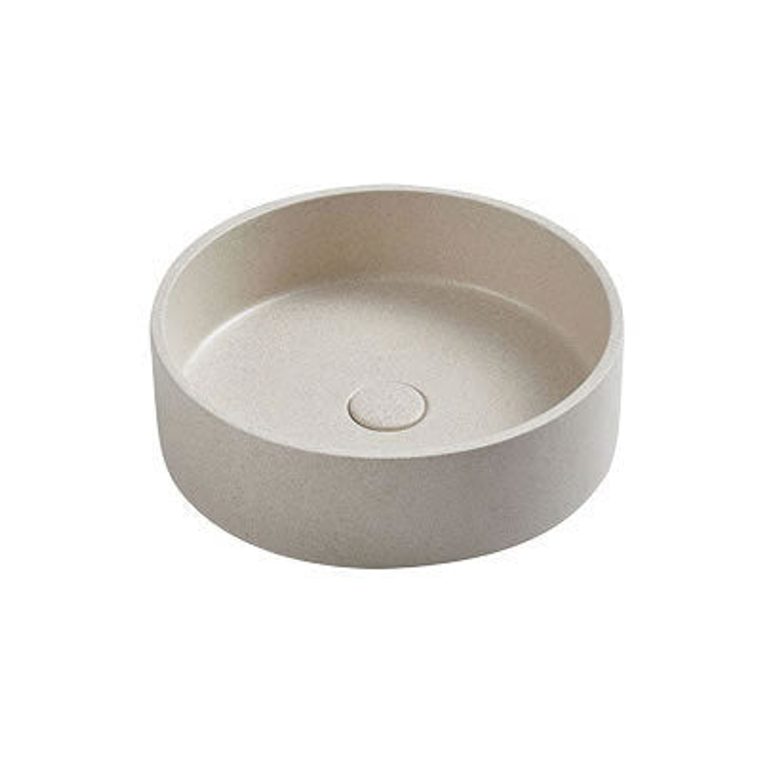 BNK Perugia Concrete Basin 390 X 390 X 120Mm - White Sandstone