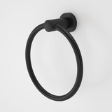 Cosmo Metal Caroma Towel Ring Matte Black