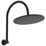 Fienza Empire Slim Curved Shower Arm Set - Matte Black