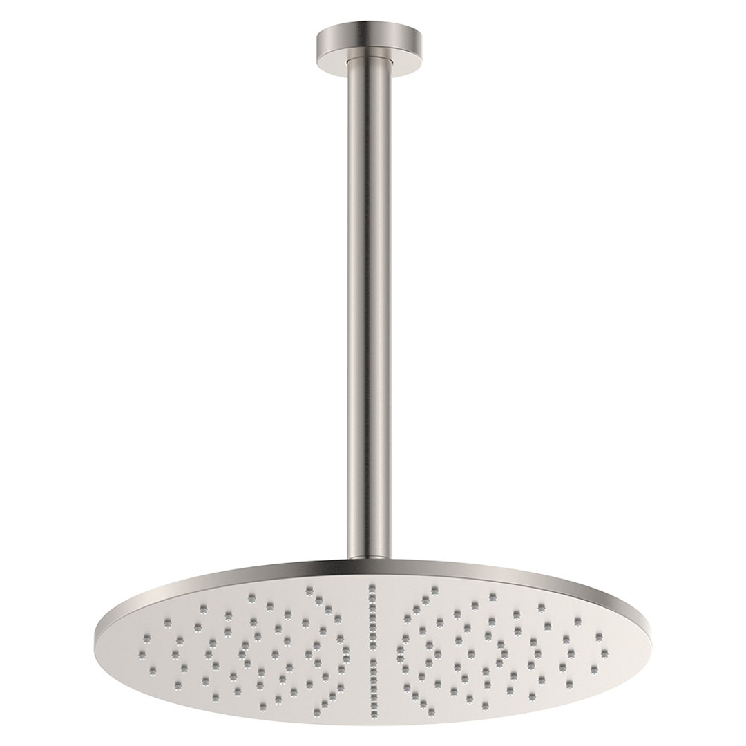 Fienza Empire Slim Shower Ceiling Dropper Set - Brushed Nickel