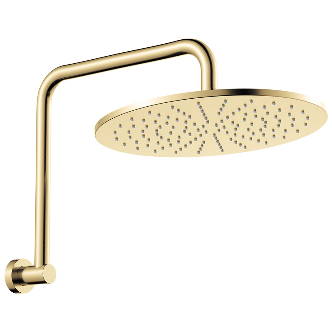 Fienza Empire Slim Gooseneck Shower Arm Set - Urban Brass