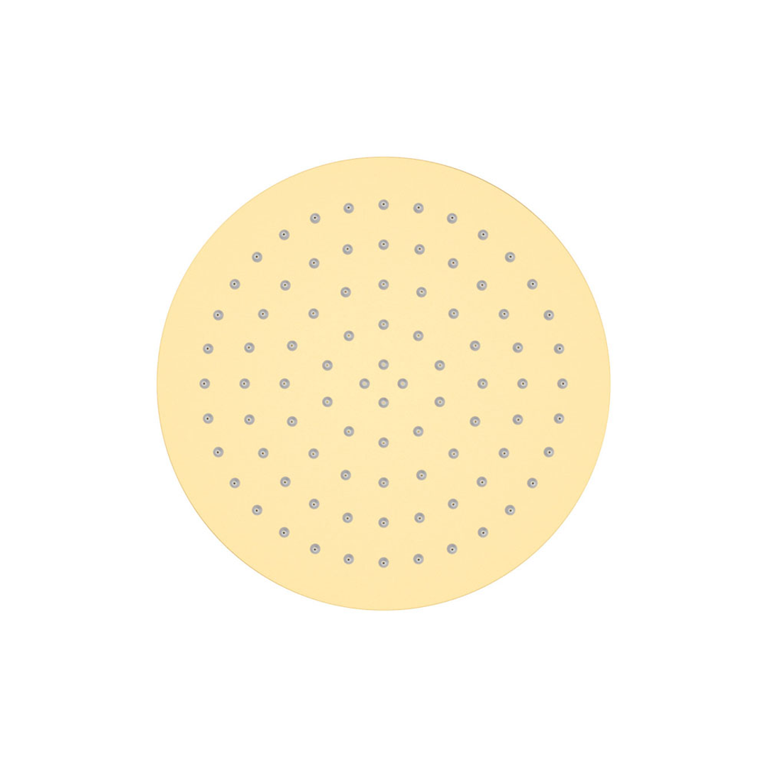 Kaya Round Fienza Shower Head 250mm Urban Brass
