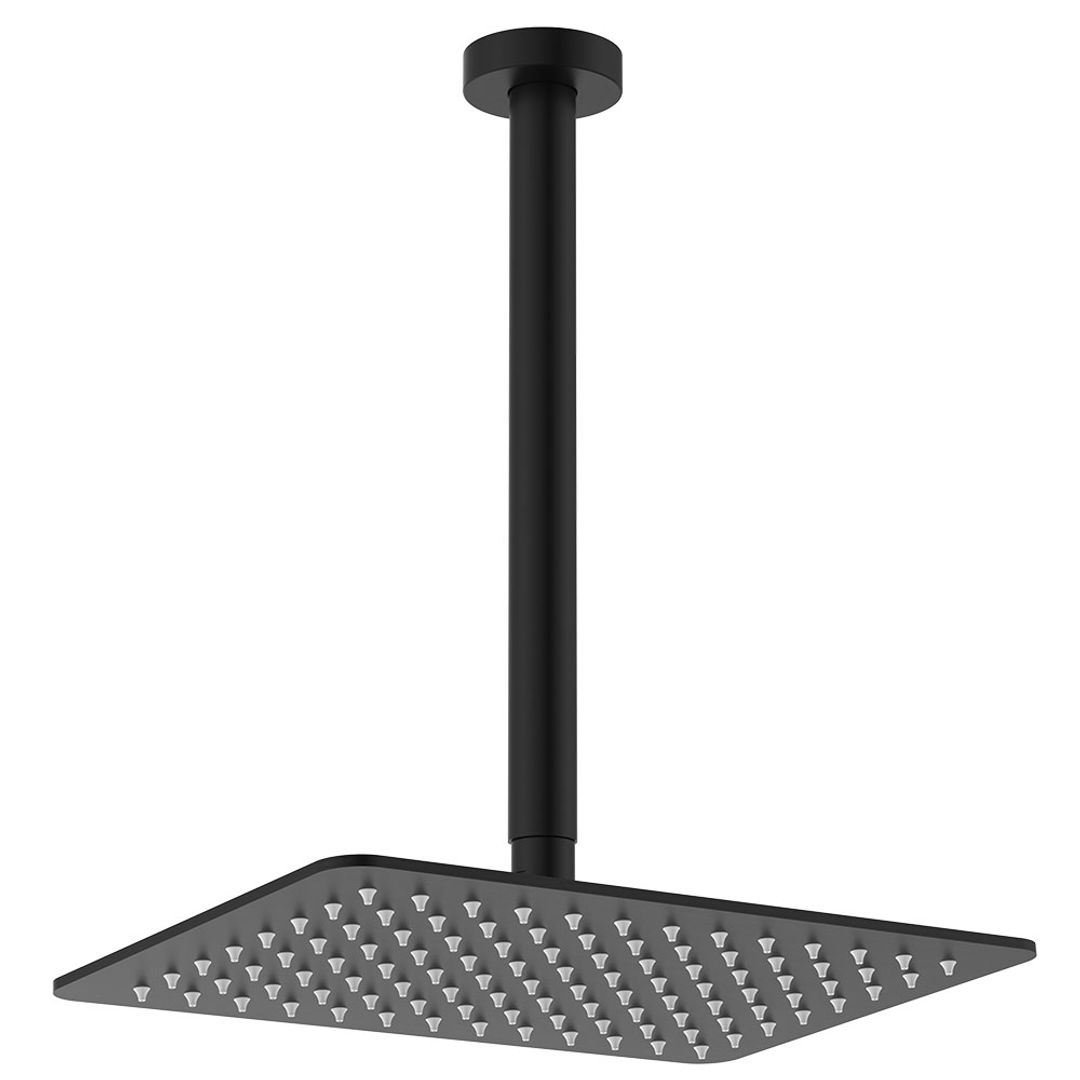 Fienza Tono Shower Ceiling Dropper Set - Matte Black