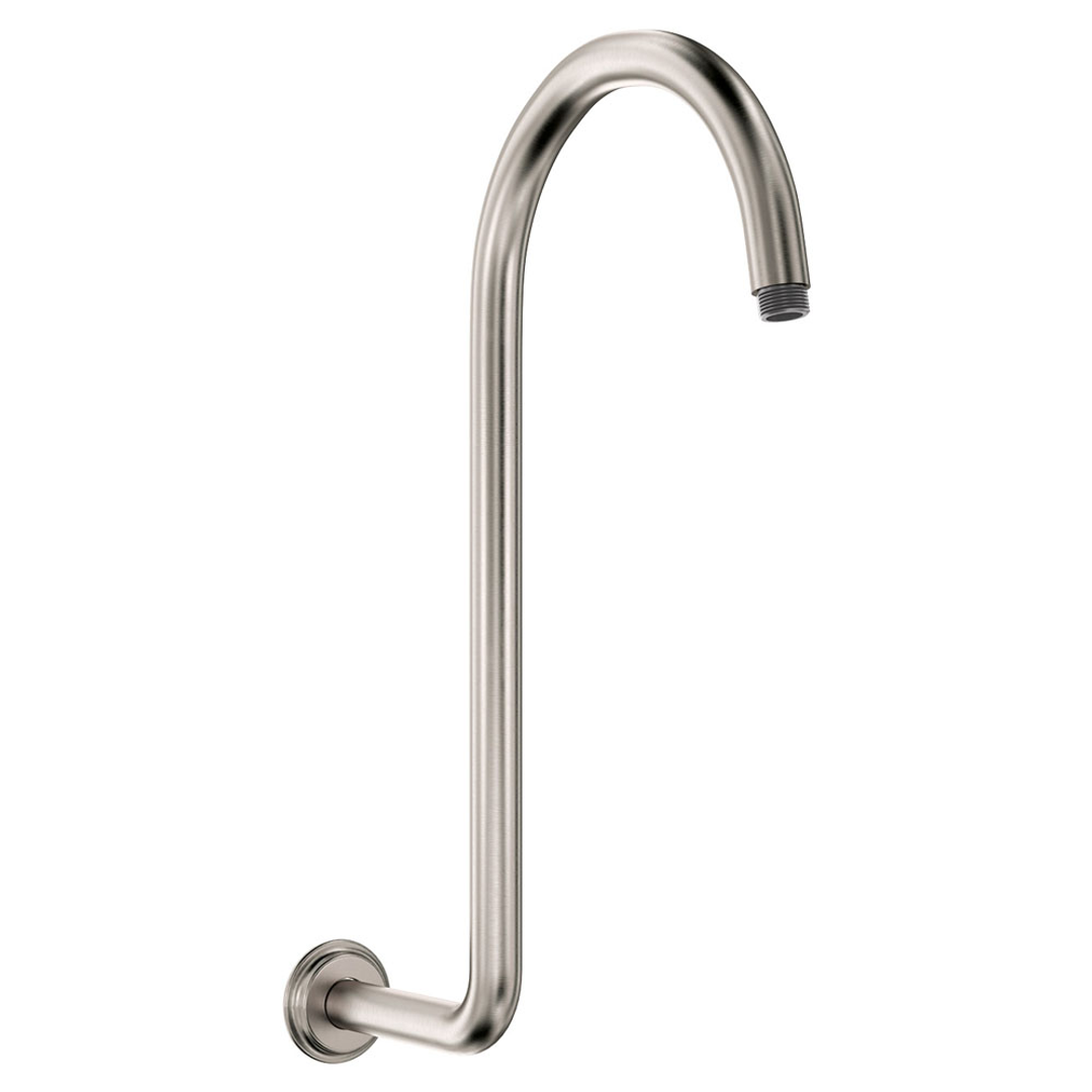 Classical Swan-Neck Fienza Shower Arm Brushed Nickel