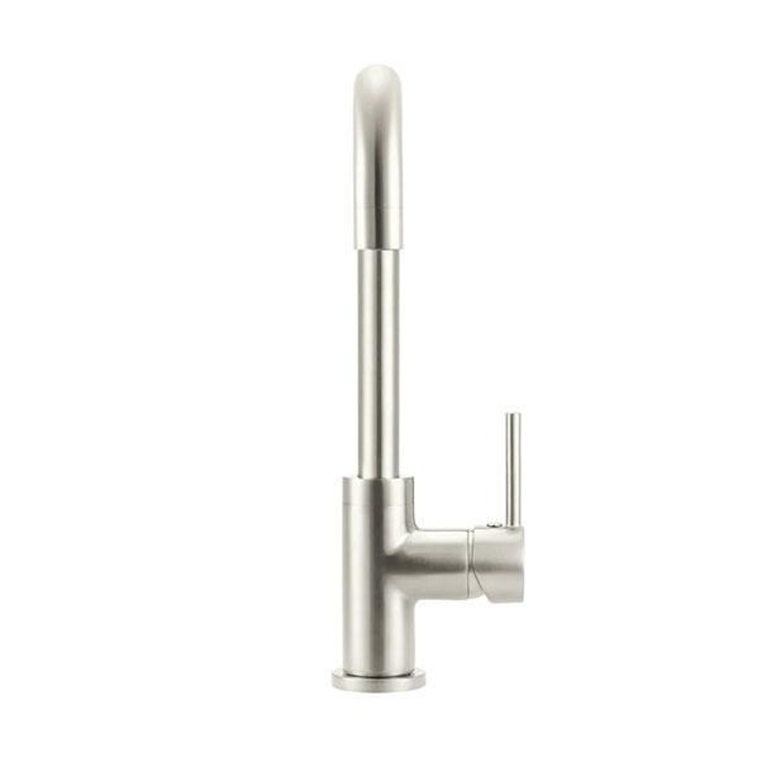 Meir Round Kitchen Mixer Tap - Brushed Nickel