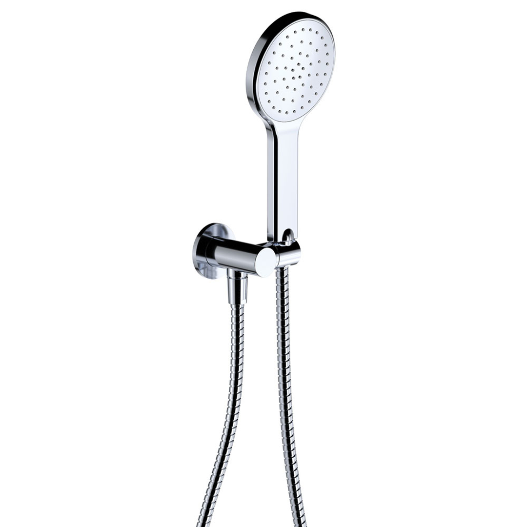 Fienza Kaya Hand Shower Round Plates - Chrome