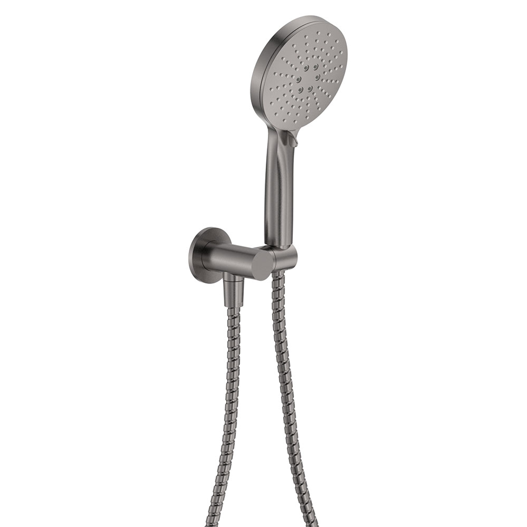 Fienza Empire Slim Hand Shower Round Plate - Gunmetal