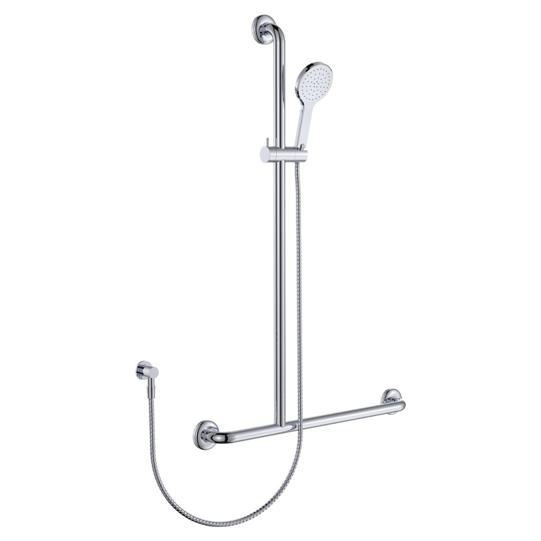 Fienza Luciana Care Lh Inverted T Rail Shower 444113Lh