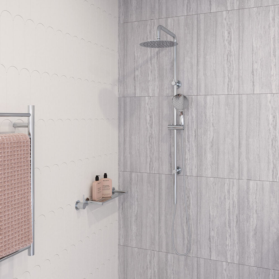 Kaya Twin Fienza Shower - Chrome