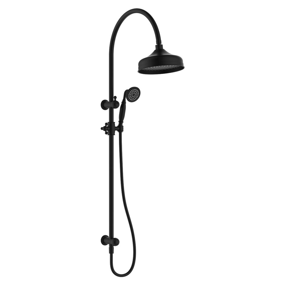 Fienza Lillian M/Function Twin Shower Rail - Matte Black