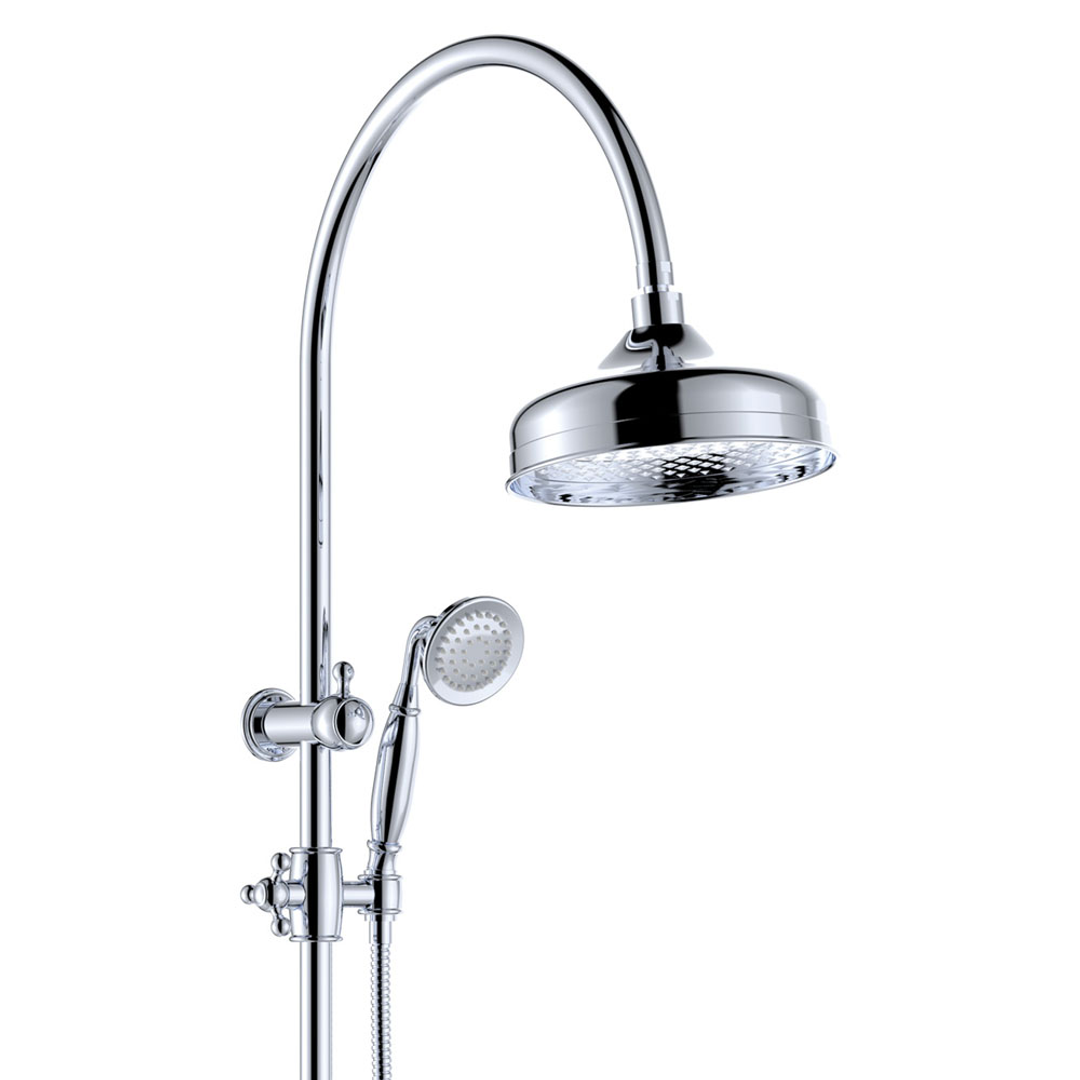 Fienza Lillian M/Funct Twin Shower Rail - Chrome