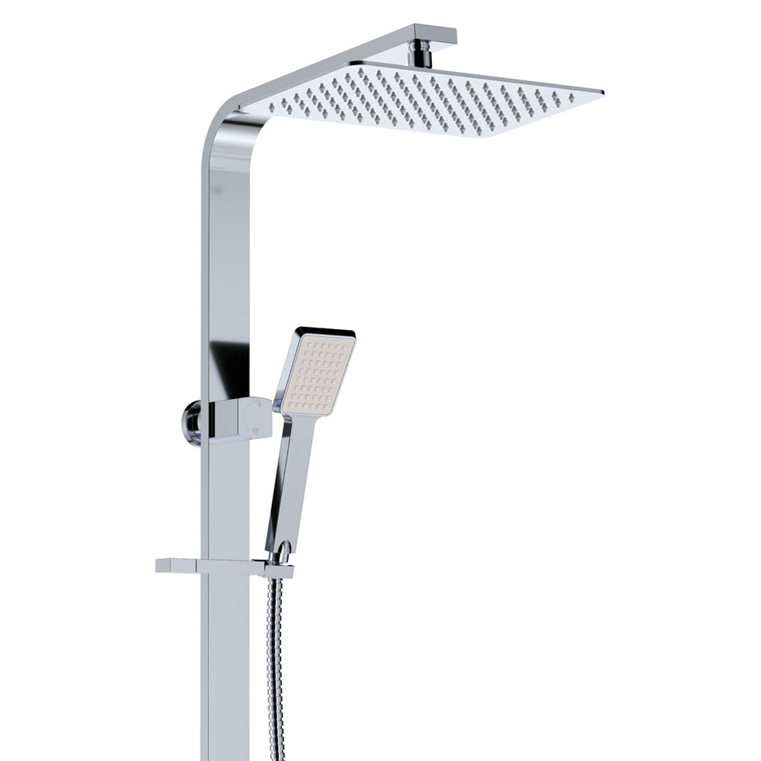 Fienza Koko Deluxe Twin Shower With Hand Shower - Chrome 455117
