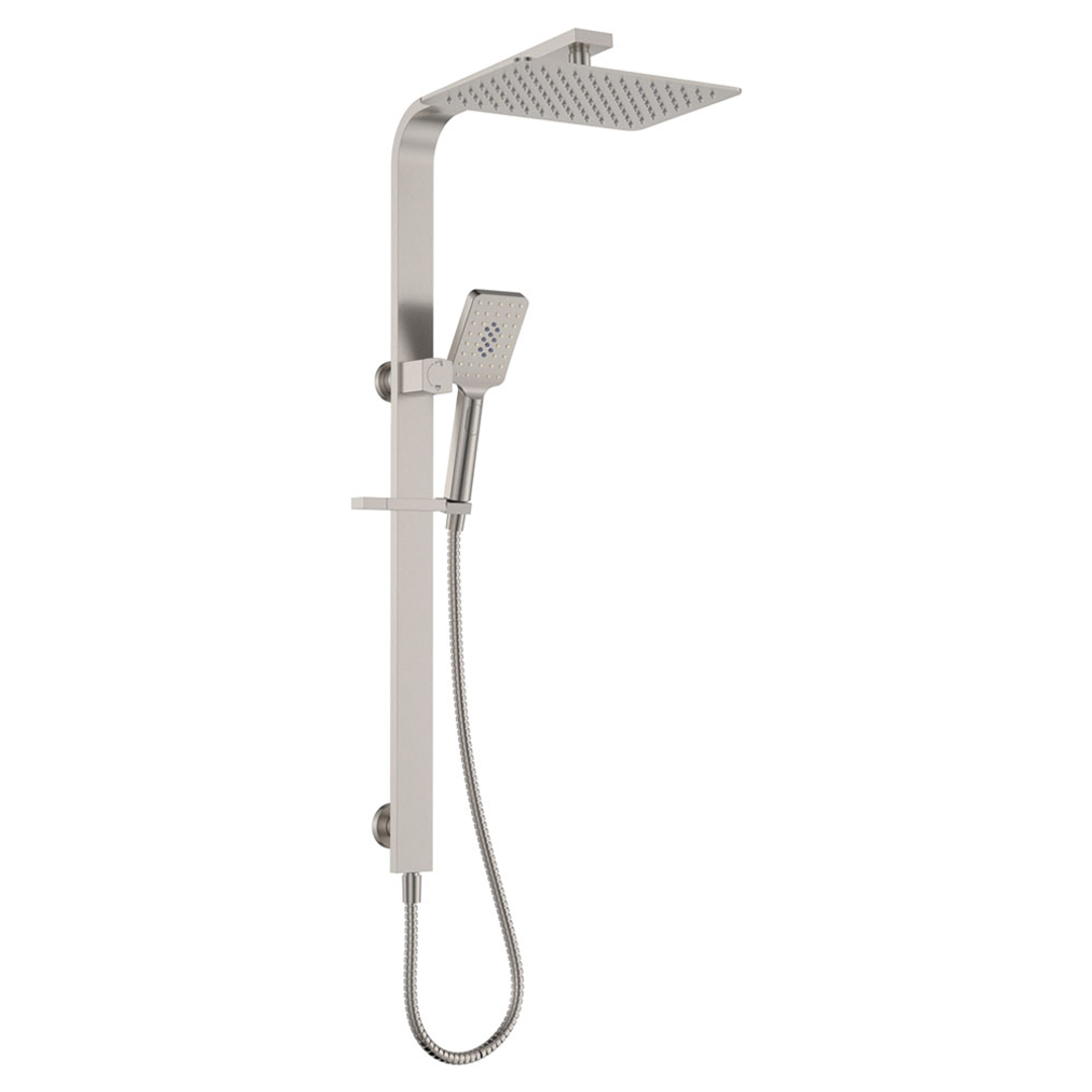 Fienza Tono Deluxe Twin Shower Sus304 - Brushed Nickel