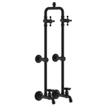 Fienza Lillian Exposed Rail Shower & Bath Set - Matte Black