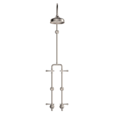 Fienza Lillian Lever Exposed Rail Shower & Bath Set - Brushed Nickel