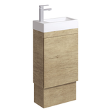 Fienza Edge 450 Ensuite Vanity Scandi Oak - On Kickboard