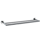 Nero Dolce 900Mm Double Towel Rail - Chrome
