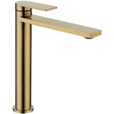 Bella Vista Cresta Tall Basin Mixer - Brushed Gold