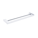 Nero Celia 800Mm Double Towel Rail - Chrome