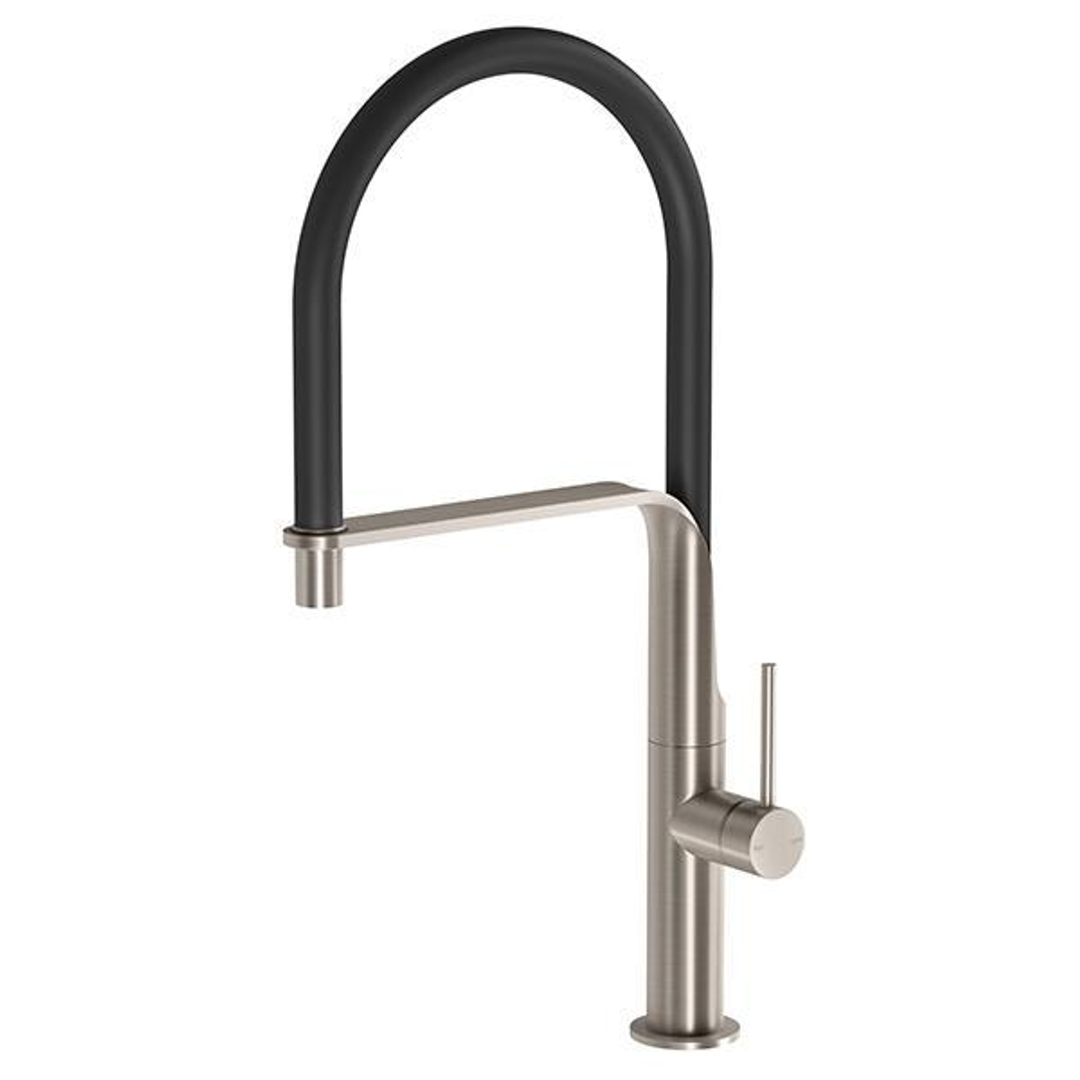 Vido Flexible Hose Sink Phoenix Mixer - Brushed Nickel