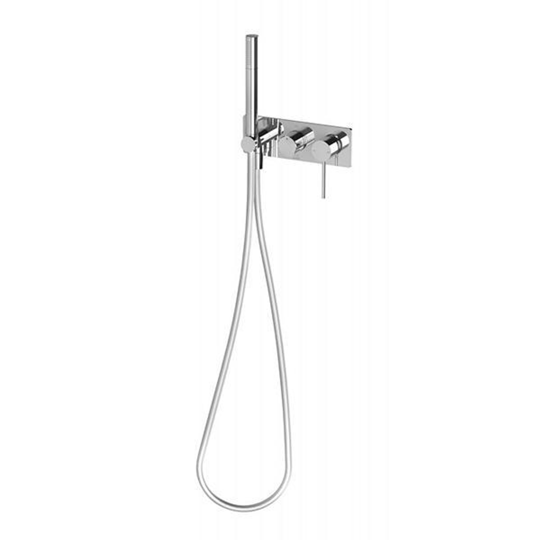 Vivid Slimline Wall Phoenix Shower System - Chrome