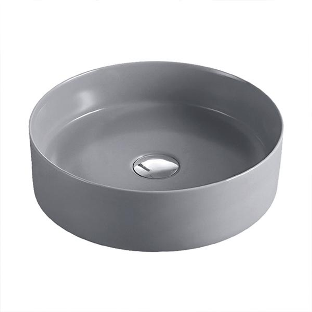 Fienza Reba Above Counter Basin 360 X 360 X 120mm - Matte Light Grey