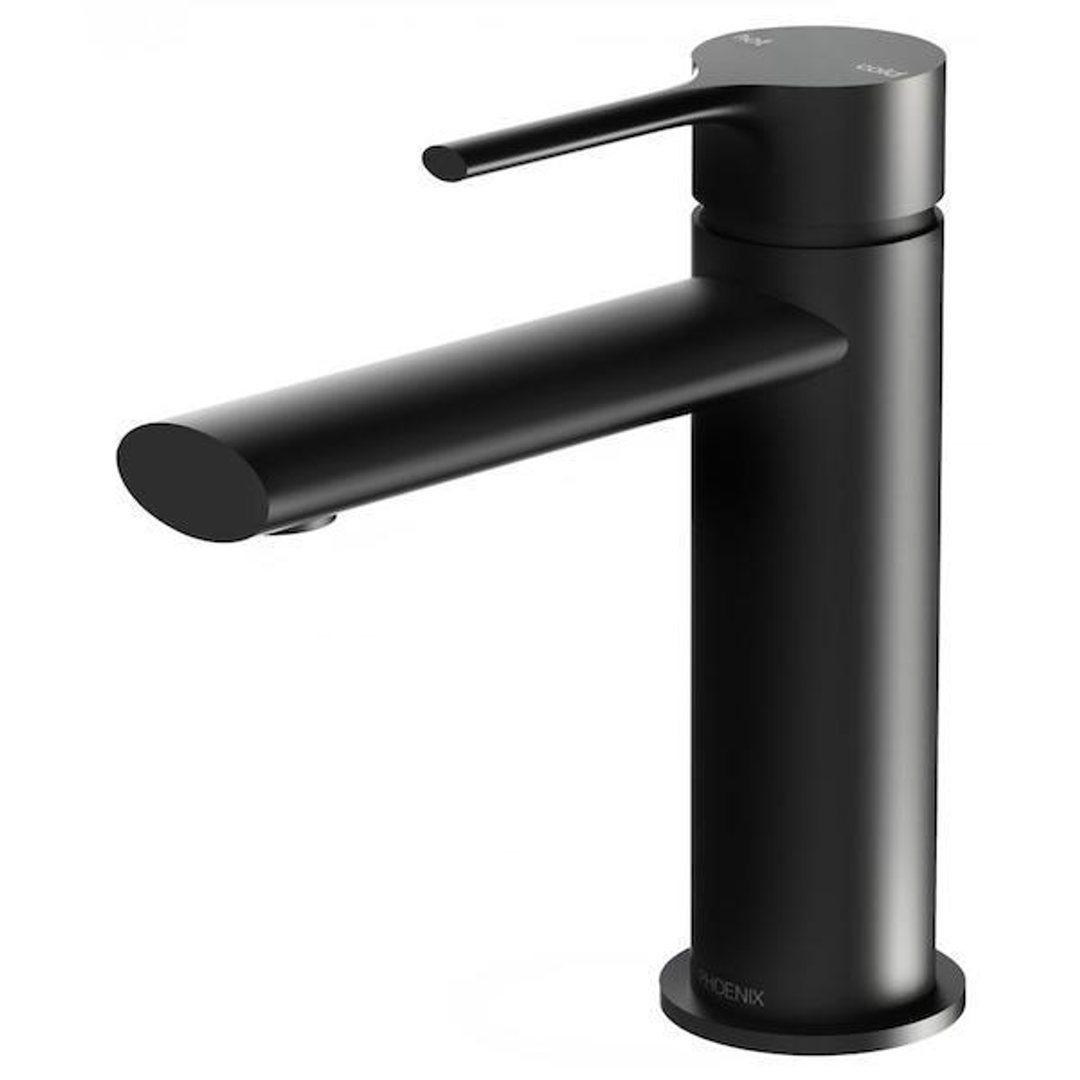 Oval Basin Phoenix Vivid Slimline Mixer - Matte Black