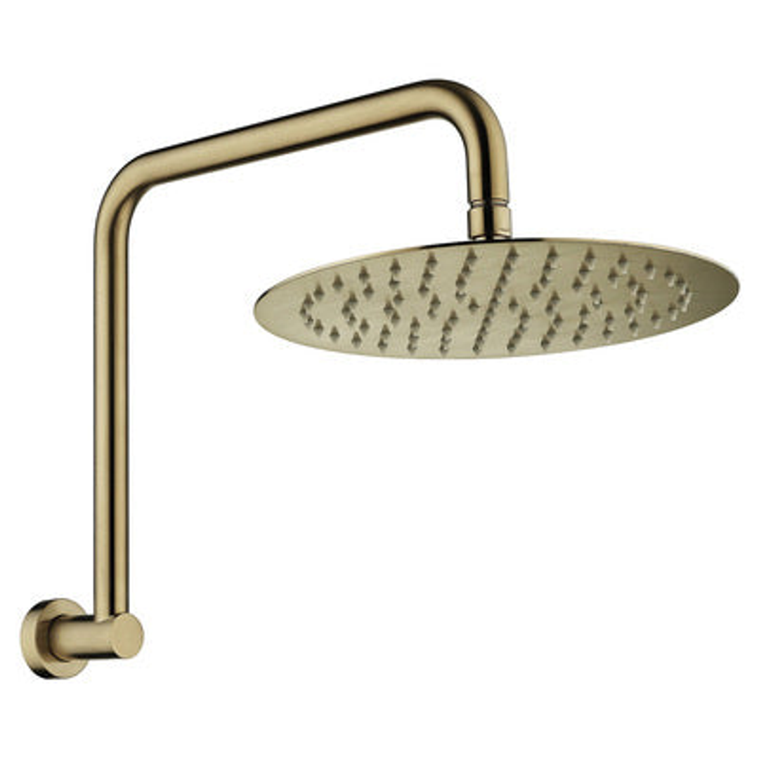 Fienza Kaya Gooseneck Shower Arm Set - Urban Brass