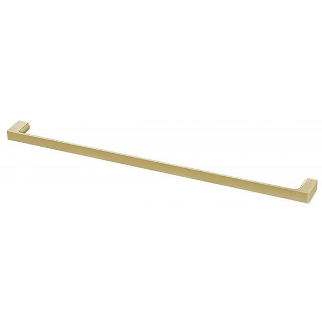 Phoenix Gloss Single Towel Rail 800mm - Brushed Gold