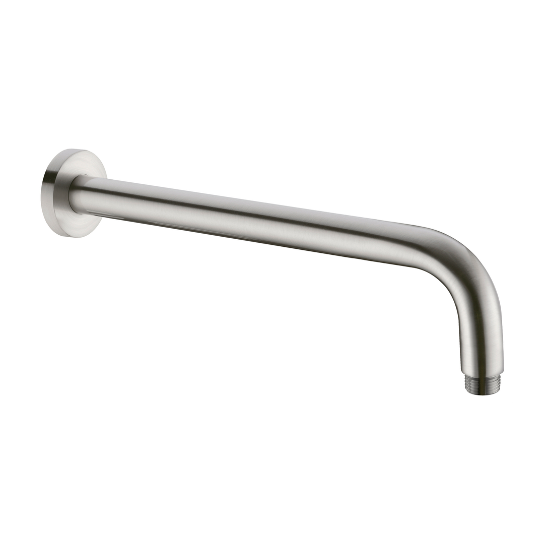 Nero Round Shower Arm - Brushed Nickel