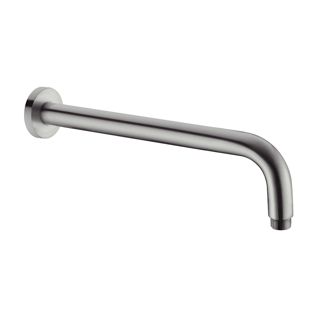 Nero Round Shower Arm - Gunmetal Grey