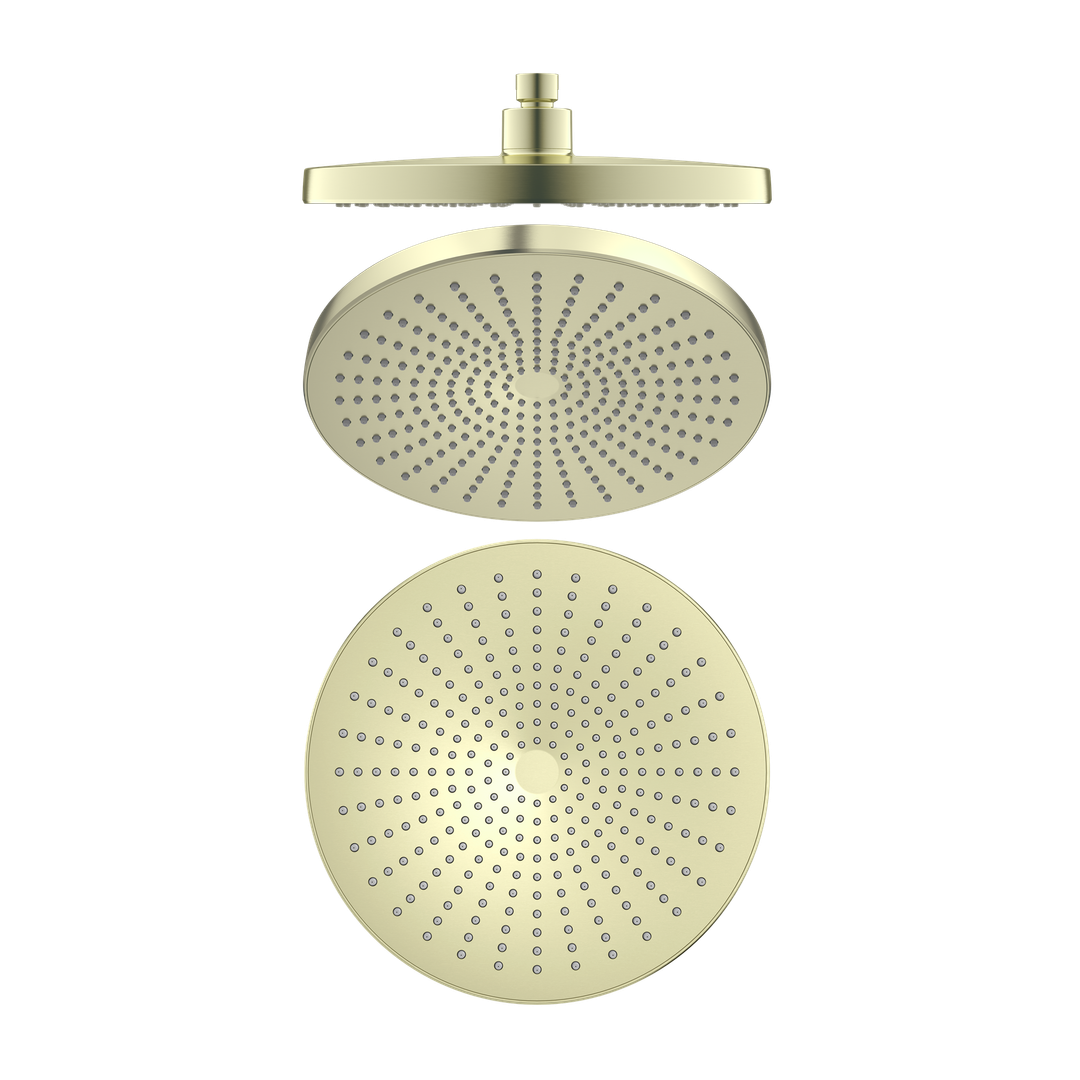 Nero Opal 250mm Shower Head - Brushed Gold