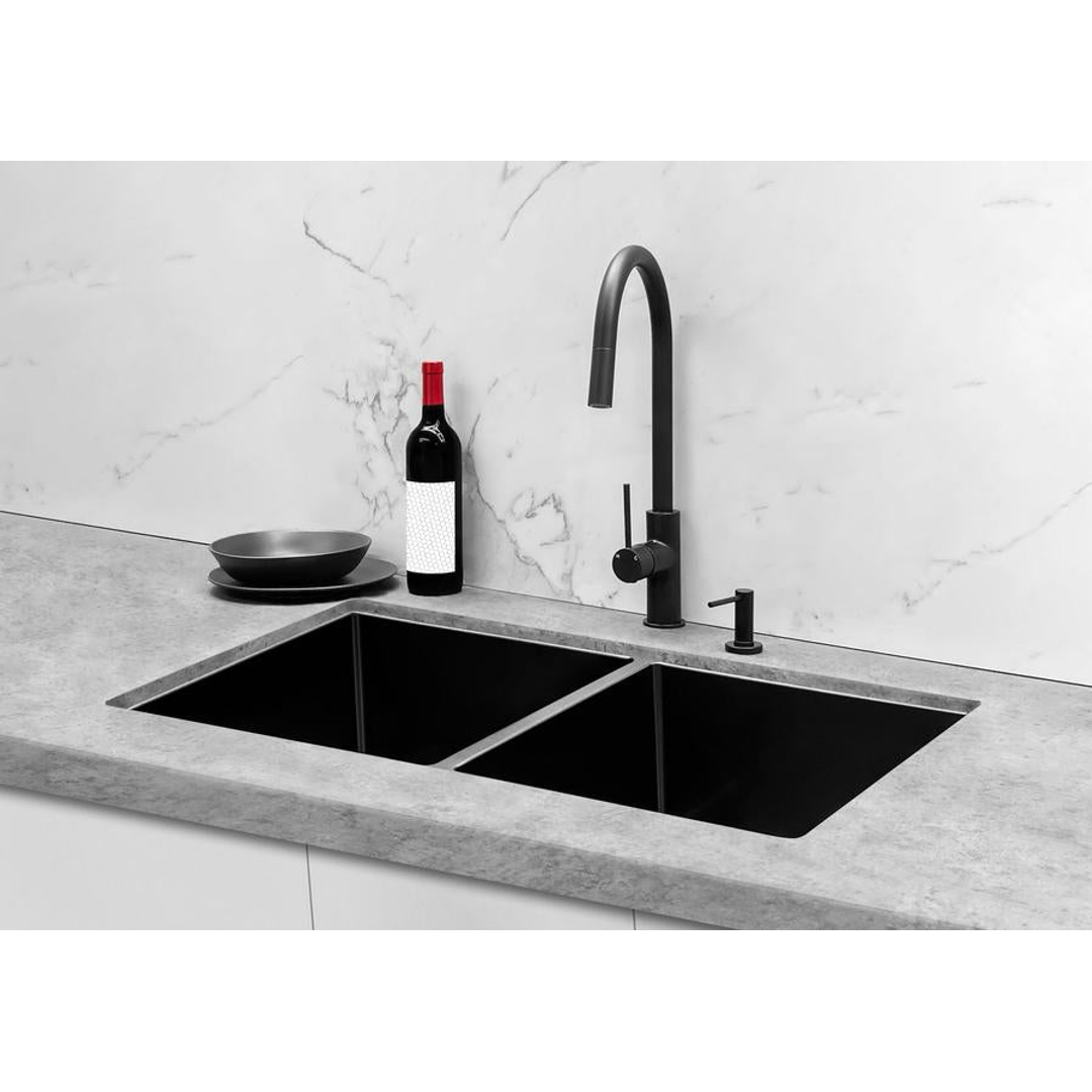 Meir Piccola Out Kitchen Mixer Tap - Matte Black