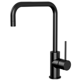 Vivid Slimline Side Lever Sink Phoenix Mixer 220mm Squareline- Matte Black