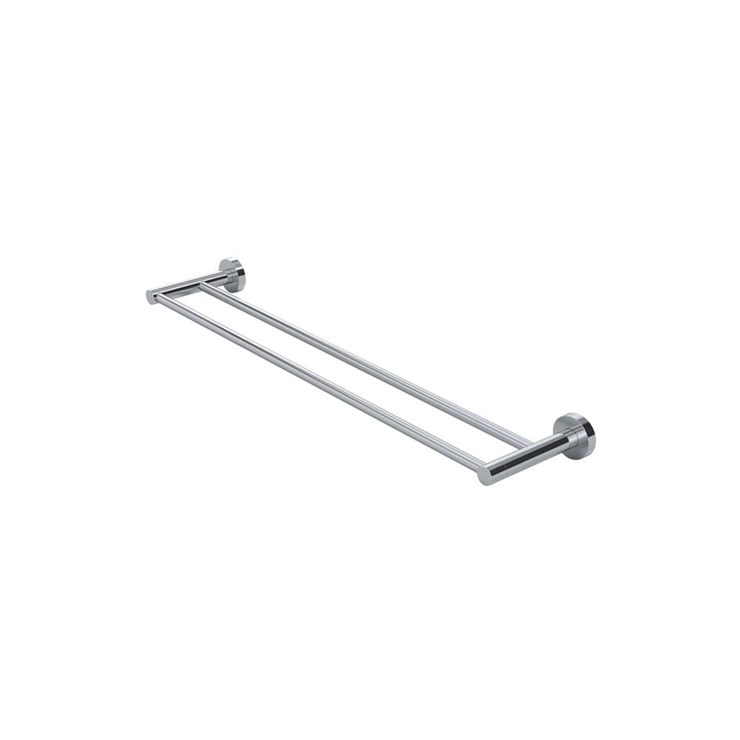 Meir Round Double Towel Rail 600Mm - Polished Chrome