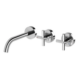 Phoenix Vivid Slimline Plus Wall Basin / Bath Hostess Set 180Mm Outlet - Chrome