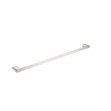 Nero Bianca Single Towel Rail 800Mm - Brushed Nickel