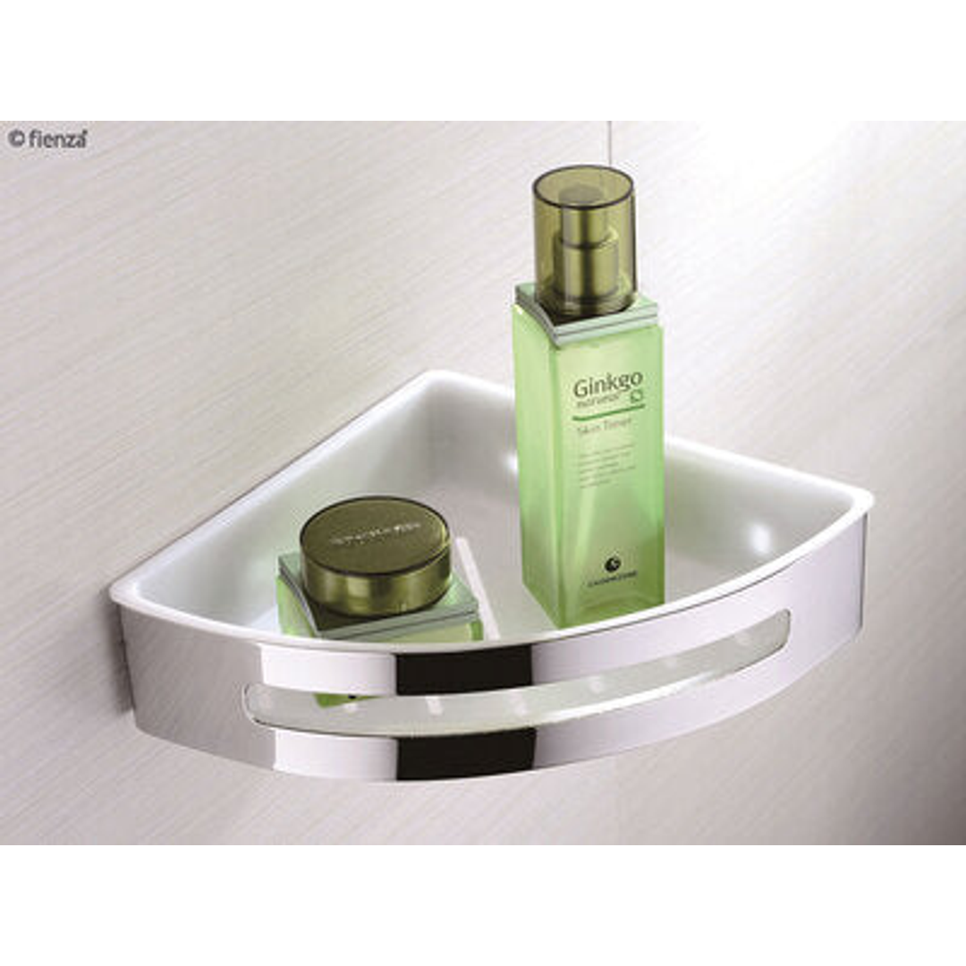 Fienza Shower Basket Triangle/Corner 206 X 206 X 56mm(P#:Bs0709)