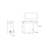 Bianca Nero Robe Hook - Matt Black