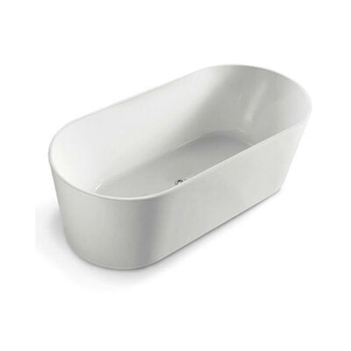 BNK Naga Freestanding Bath 1700 X 800 X 580mm - Gloss White