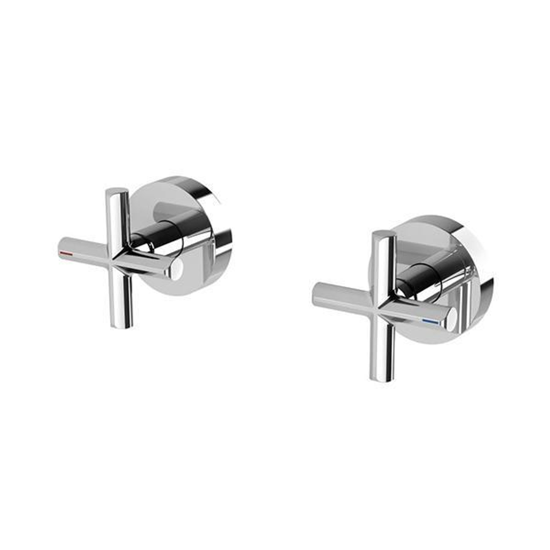 Phoenix Vivid Slimline Plus Wall Top Assemblies 15Mm Ext - Chrome