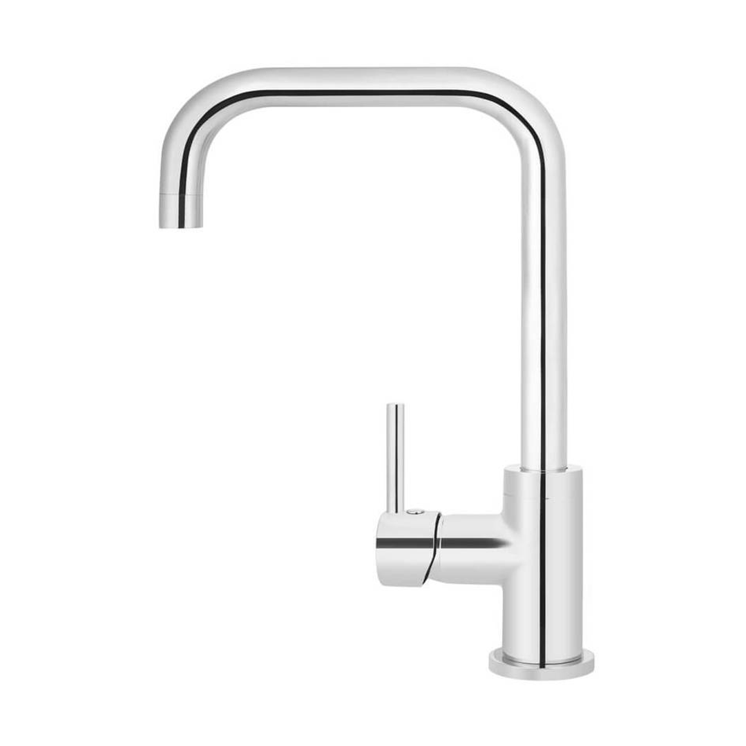 Meir Round Kitchen Mixer Tap - Polished Chrome