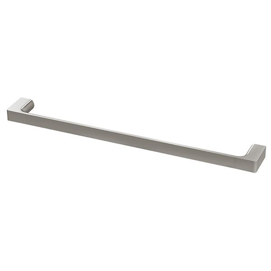 Phoenix Gloss Single Towel Rail 600mm - Brushed Nickel