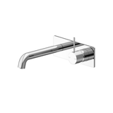 Nero Mecca Wall Basin Mixer Handle Up 230Mm Spout - Chrome