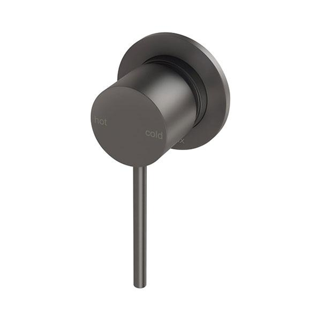 Vivid Slimline SwitchMix Phoenix Shower/Wall Mixer 60mm Backplate - Gunmetal