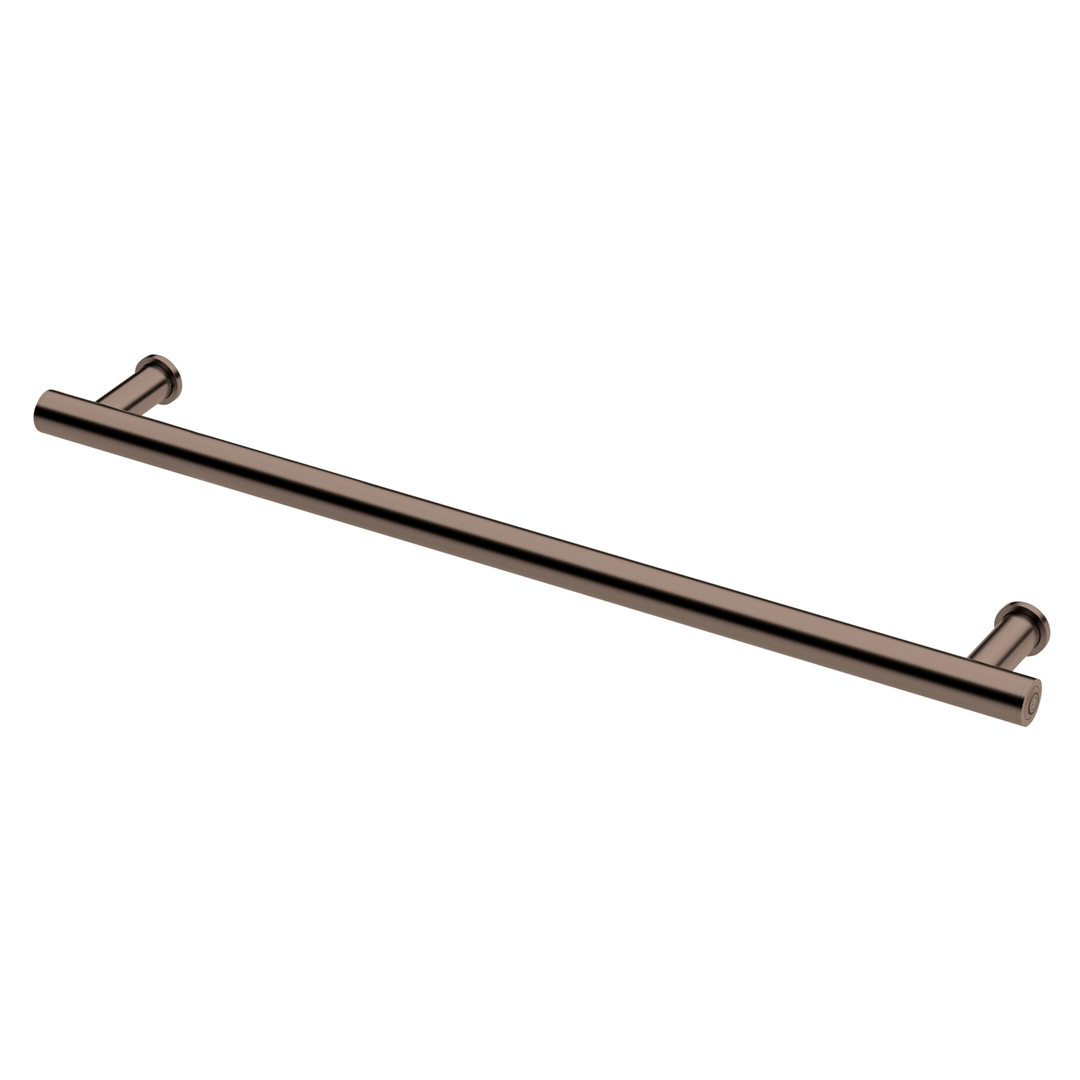 Phoenix Phoenix Heated Towel Rail Round 800Mm - Brushed Bronze