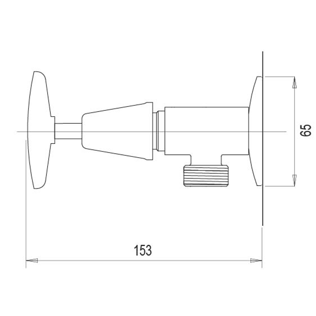 Ivy Washing Machine Stops Chrome Pair 661Chr