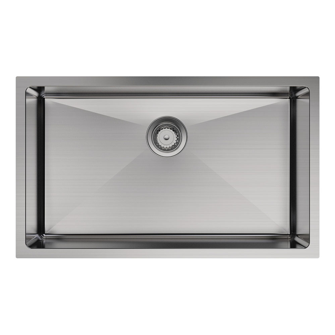 Fienza Hana Single Bowl Kitchen/Laundry Sink Top/Undermount - 55L