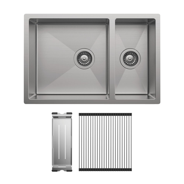Fienza Hana 30L/15L Double Kitchen Sink Kit
