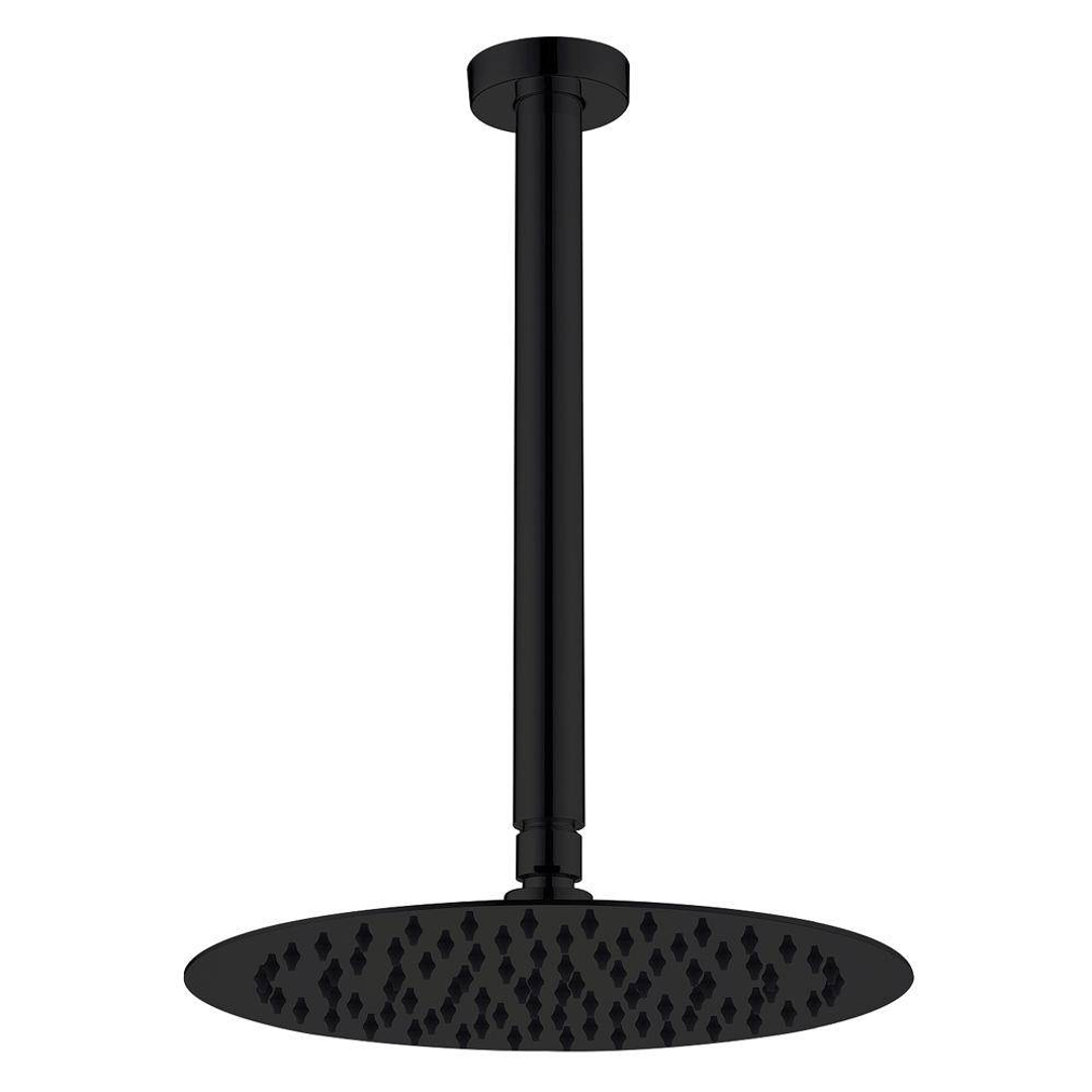 Fienza Kaya Shower Ceiling Dropper Set - Matte Black